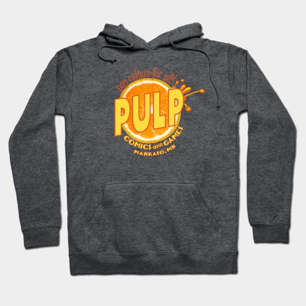 PULP Orange Hoodie by PULP Comics and Games